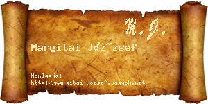 Margitai József névjegykártya