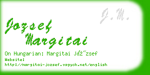 jozsef margitai business card